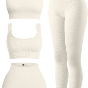 Women's 4 Piece Outfits Active Sets